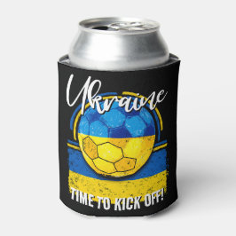 Fußball Ukraine Flag, Europäische Sportfande Dosenkühler