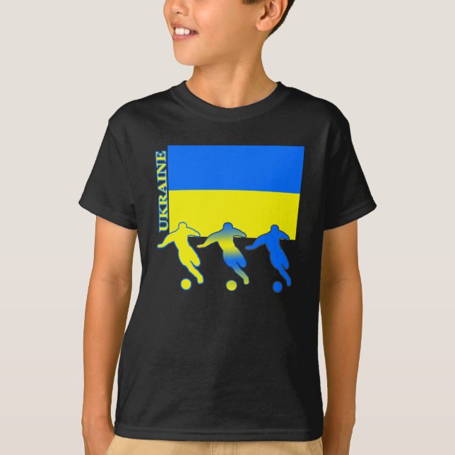 Fußball Ukraine T-Shirt (Vorderseite)