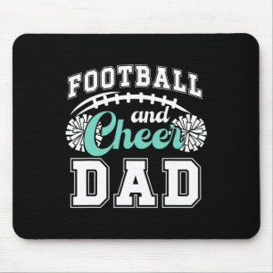 Fußball- und Cheer-Daddy Cheerleader und Fußballsp Mousepad