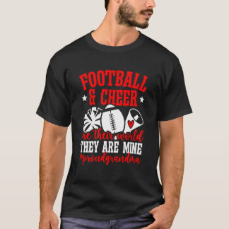 Fußball und Cheerleader von Oma und Fußball T-Shirt