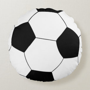 Fußball- und Fußball-Ball-Kissen Rundes Kissen