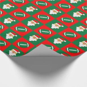 Fußball und Fußball-Fußball Weihnachten Geschenkpapier