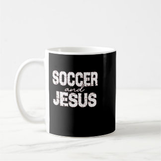 Fußball und Jesus Christliche Sprüche Bibel Kaffeetasse
