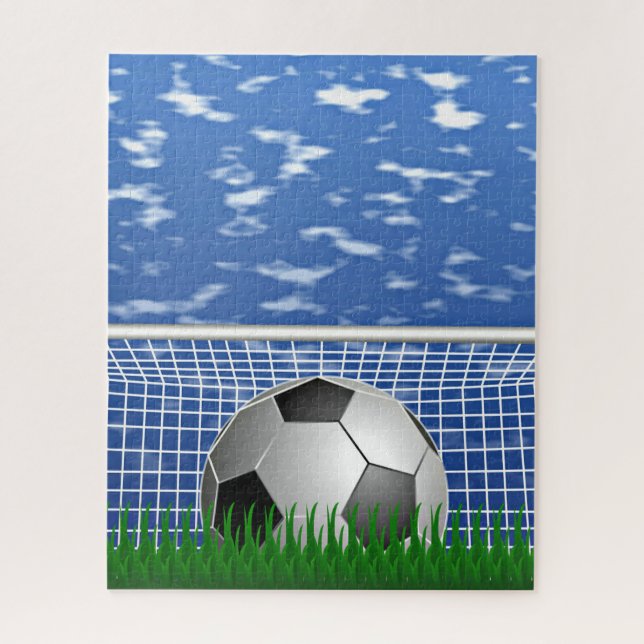 Fußball und Netz (Vertikal)