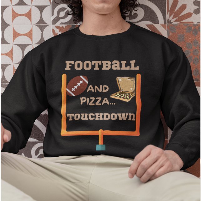 Fußball und Pizza Sweatshirt (Von Creator hochgeladen)