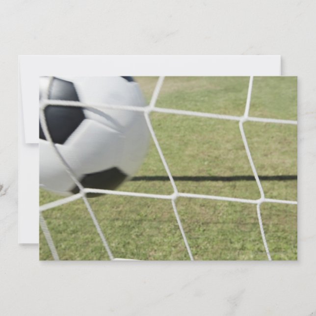 Fußball und Ziel (Vorderseite)