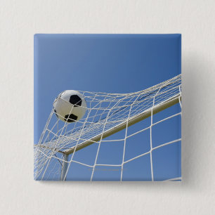 Fußball und Ziel 3 Button