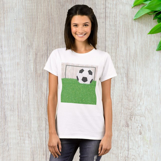Fußball und Ziel T-Shirt (Von Creator hochgeladen)