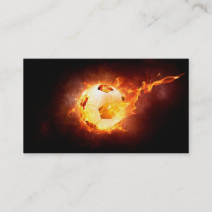 Fußball unter Feuer, Ball, Fußball Visitenkarte