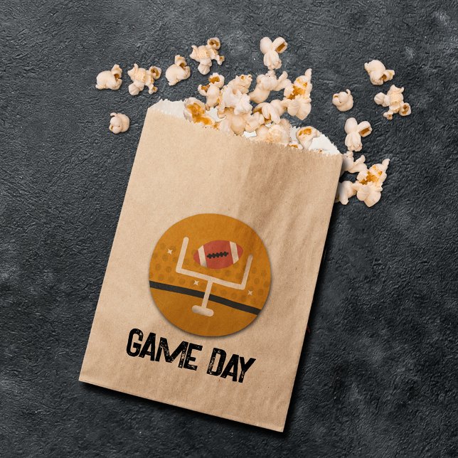 Fußball Uprights Super Fan Geschenktütchen (Football Uprights paper favor bags)