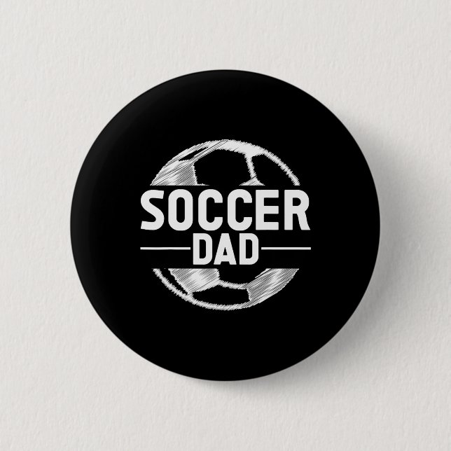Fußball-Vater _2  Button (Vorderseite)