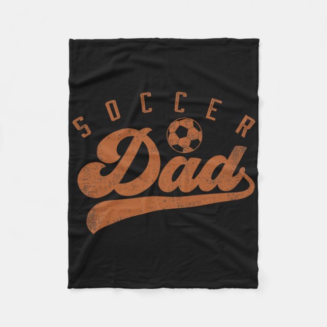 Fußball-Vater _2  Fleecedecke (Vorderseite)