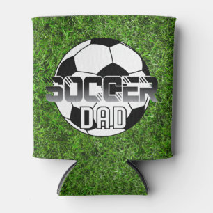 Fußball-Vater Ball Personalisierte Name und Numme Dosenkühler