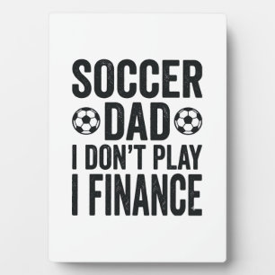 Fußball-Vater Ich Spiele Nicht Ich Finanzier Antiq Fotoplatte