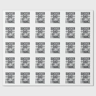 Fußball-Vater Ich Spiele Nicht Ich Finanzieren Vin Geschenkpapier