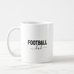 Fußball-Vater modernes Skript Kaffeetasse