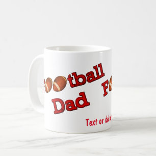 Fußball-Vater Niedlich Personalisiert Kaffeetasse
