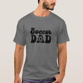 Fußball-Vater Personalisierter Fußball-Vater Gesch T-Shirt