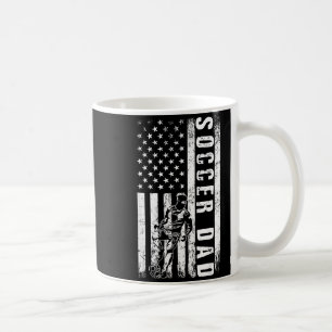 Fußball-Vater USA-Flagge Fußball-Mannschaft Fan Da Kaffeetasse