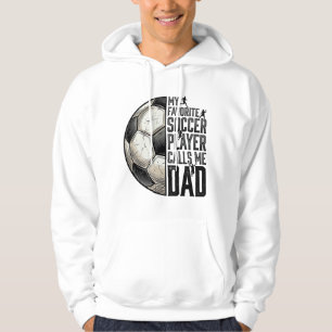 Fußball-Vater Vintage-Gravur-Zitat-Vektor-Design_1 Hoodie