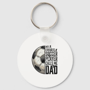 Fußball-Vater Vintage-Gravur-Zitat-Vektor-Design_1 Schlüsselanhänger