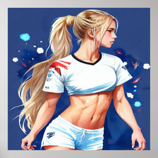 Fußball vereint die Welt Poster