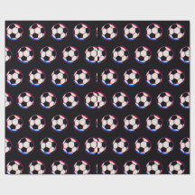 Fußball-Verpackungspapier mit auffälligem Design