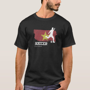 Fußball Vietnam Flag Football Team Fußballspieler T-Shirt