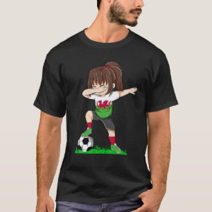 Fußball Wale Jersey Flag Football Girls Women Dab T-Shirt