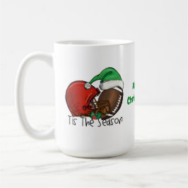 Fußball Weihnachten Dies ist die Jahreszeit Red Gr Kaffeetasse