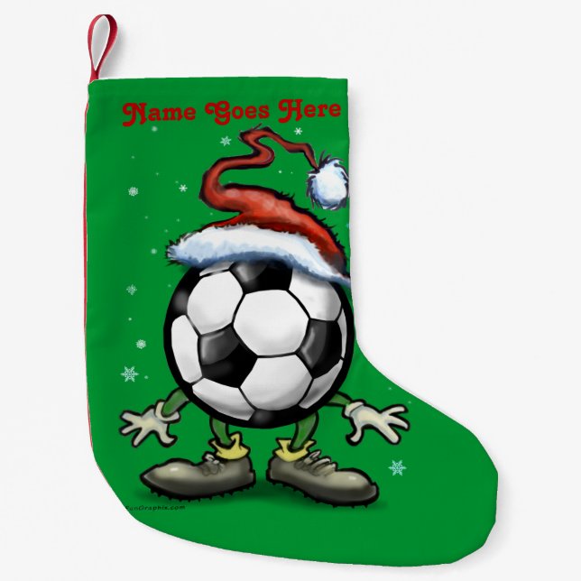 Fußball-Weihnachten Kleiner Weihnachtsstrumpf (Vorderseite)
