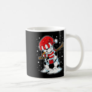 Fußball Weihnachten Schneemann Dabbing Byll Santa  Kaffeetasse