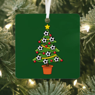 Fußball Weihnachtsbaum Ornament Aus Metall