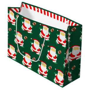 Fußball Weihnachtsfeiertag Große Geschenktüte