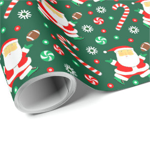 Fußball-Weihnachtsgeschenk Geschenkpapier