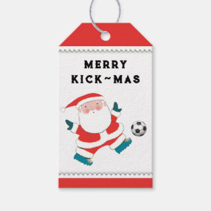 Fußball-Weihnachtsgeschenkanhänger Geschenkanhänger