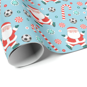 Fußball Weihnachtsgeschenkverpackungspapier Geschenkpapier