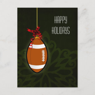 Fußball-Weihnachtskarten Feiertagspostkarte