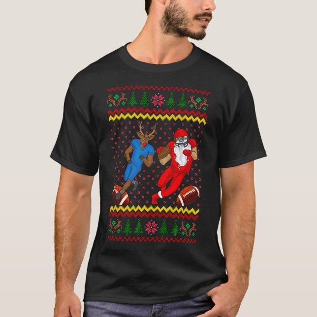 Fußball-WeihnachtsShirt T-Shirt (Vorderseite)