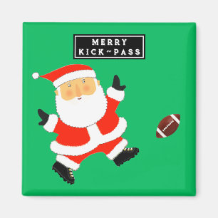 Fußball-Weihnachtsstrumpf-Füllung Magnet