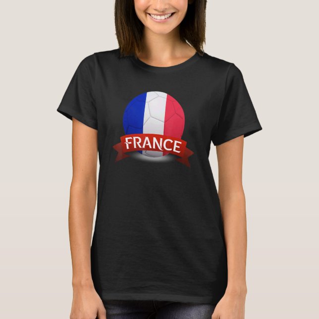 Fußball-Weltmeisterin der französischen Nationalma T-Shirt (Vorderseite)