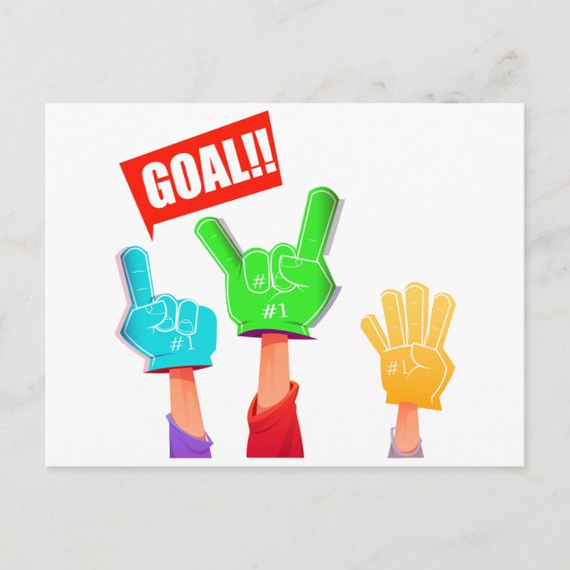 Fußball-Weltmeisterschaft 2022 Postkarte (Vorderseite)