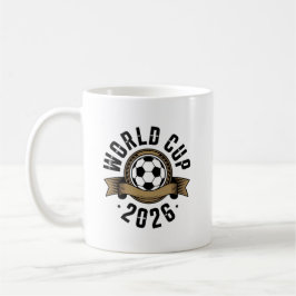 Fußball-Weltmeisterschaft 2026 ⚽ – Globales Design Kaffeetasse