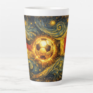 Fußball-Weltmeisterschaft 2026 Sternennacht Fußbal Milchtasse