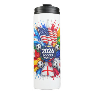 Fußball-Weltmeisterschaft 2026 Thermosbecher