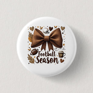 Fußball-Weltmeisterschaft Bow Coquette Football Sa Button