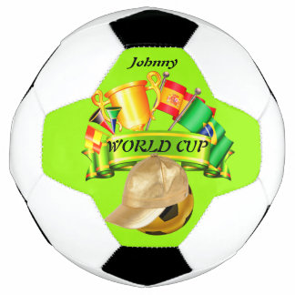 Fußball-Weltmeisterschaft-Flag-Fußballball Fußball