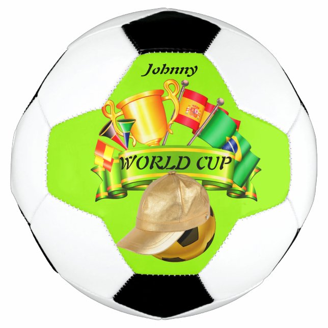 Fußball-Weltmeisterschaft-Flag-Fußballball Fußball (Vorderseite)