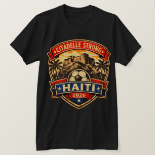 Fußball-Weltmeisterschaft Haitianisches Vintage-Ab T-Shirt
