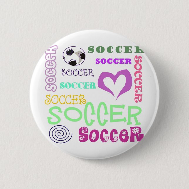 Fußball-Wiederholen Button (Vorderseite)